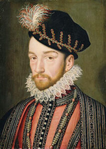 Charles IX de France, d'après François Clouet, huile sur bois, Versailles, musée national du château