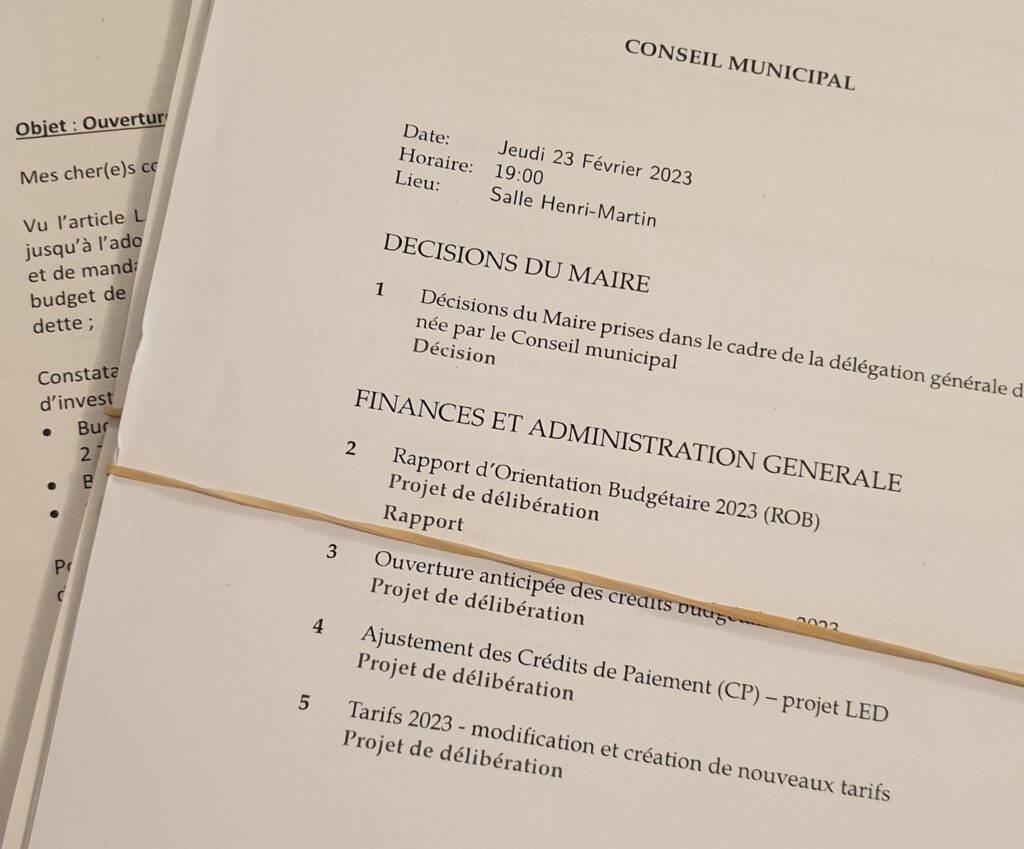 conseil municipal 2023 02 20